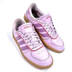 adidas Breaknet Sleek J Big Kids 6.5 Pink Purple Gum Sneakers JQ3057
